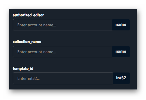 AtomicAsssets createschema